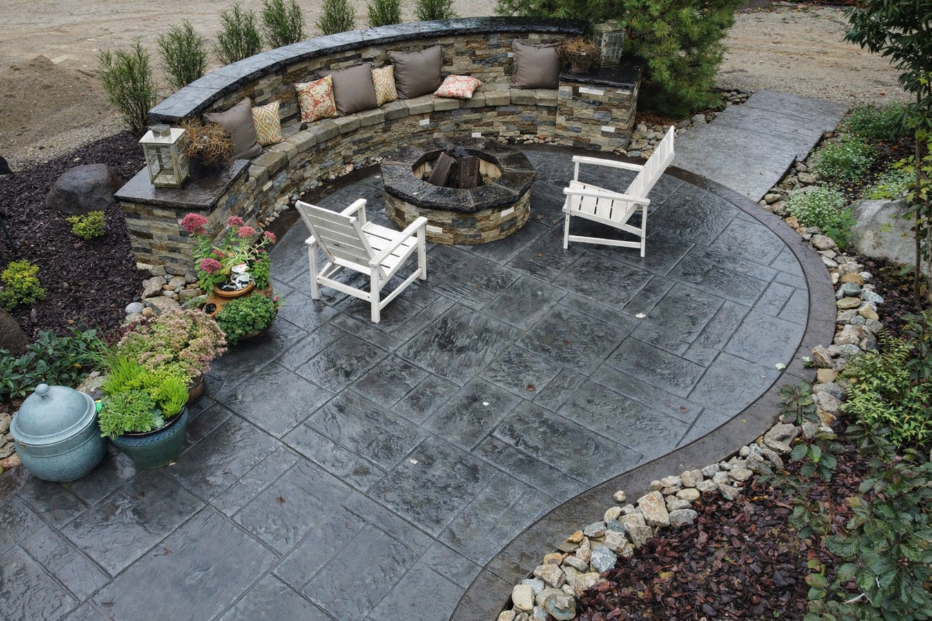 Concrete patio construction in Camarillo, CA